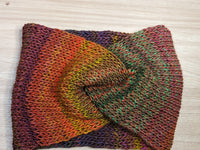 Knit twist headband