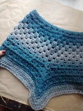Triangle cowl - Turquoise
