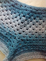 Triangle cowl - Turquoise